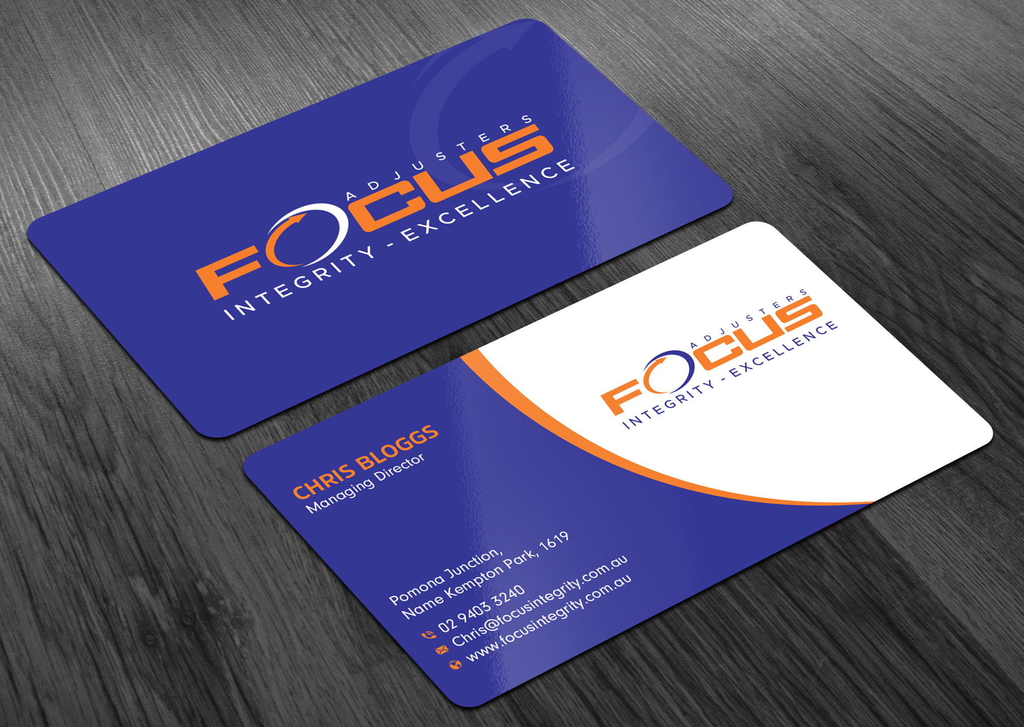 Design de Carte de Visite par Uttom 2 pour Fort Orange Claim Service, Inc. | Design #26540565