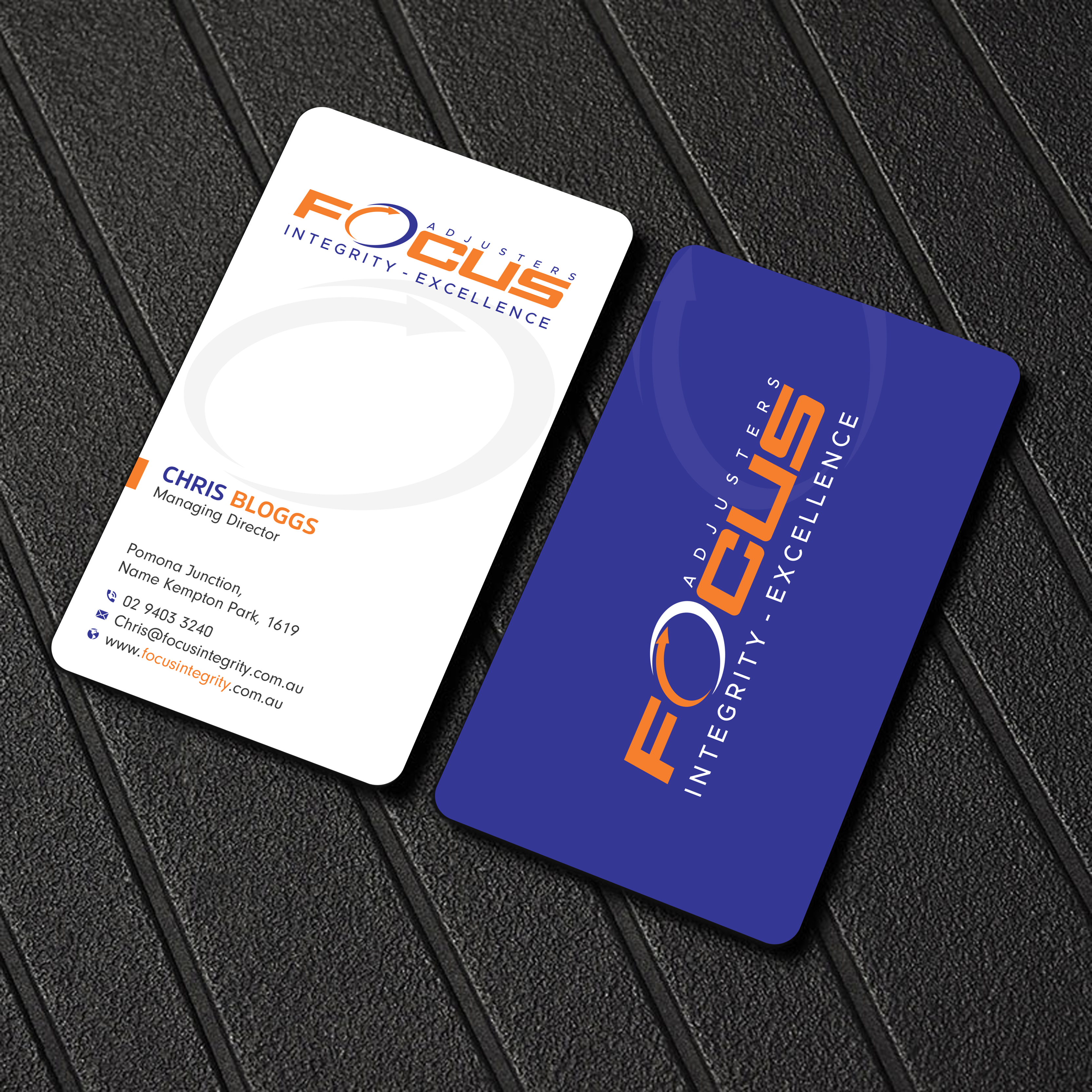 Design de Carte de Visite par Uttom 2 pour Fort Orange Claim Service, Inc. | Design #26540584