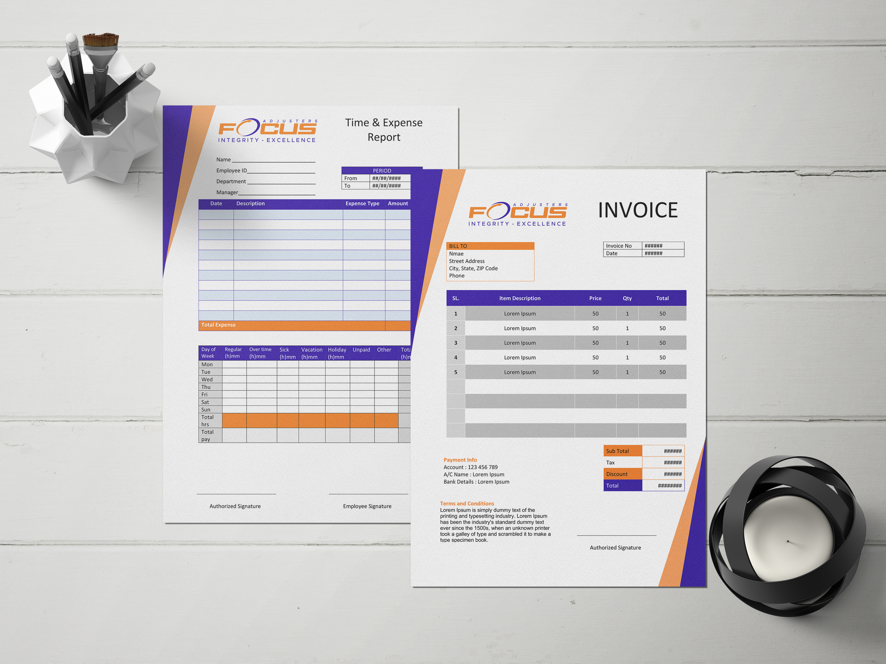 Word Template Design by Riyad for Fort Orange Claim Service, Inc. | Design #26546943