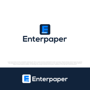 enterpaper | Logo Design by Ilham design