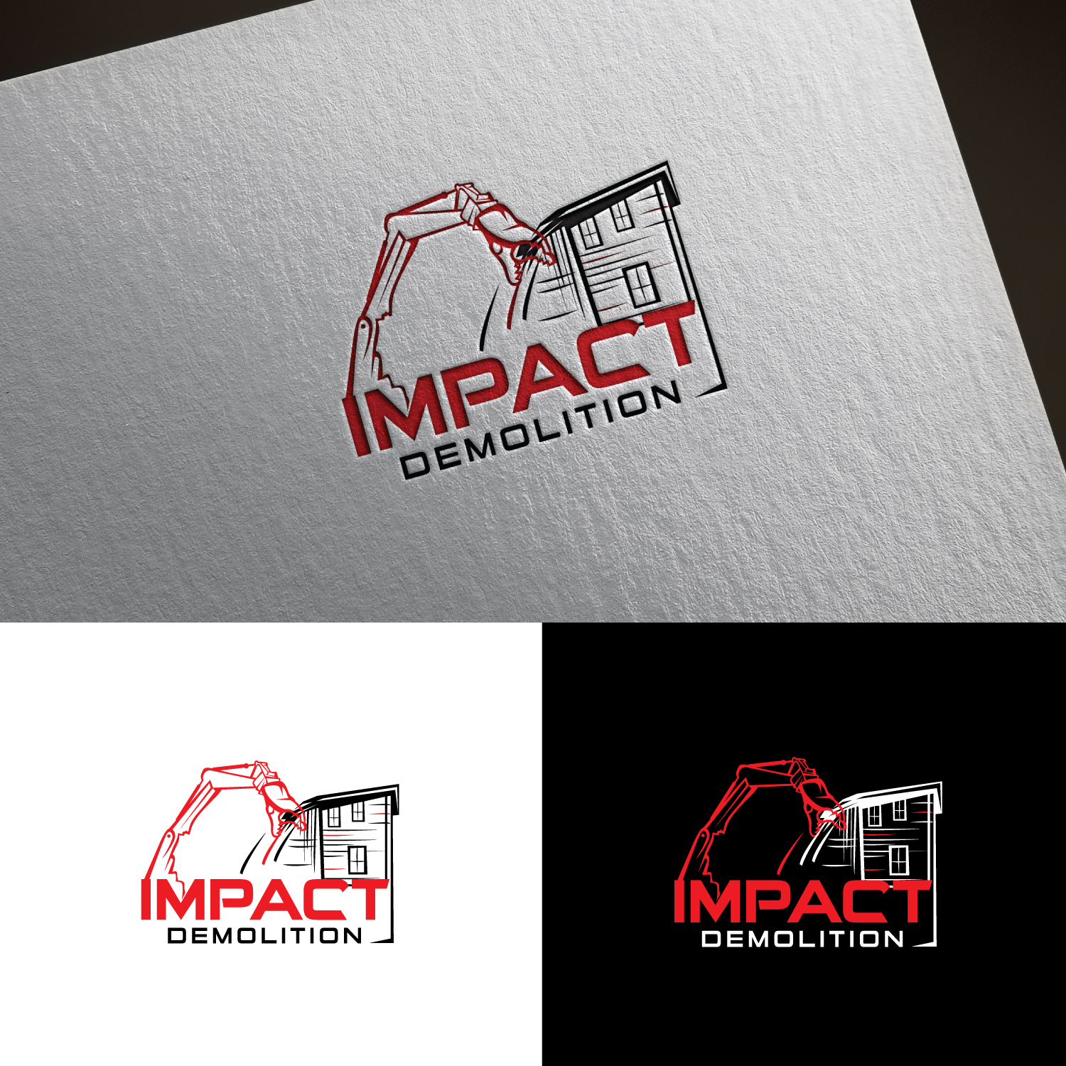 Logo Design by sankar999 for Impact Demolition | Design #26538724