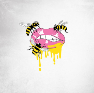 Pretty Lips Streetwear T-Shirt Design | Diseño de Camiseta por 75-R-P-Z