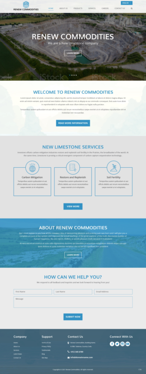 Web Design by pb for this project | Design #26545993