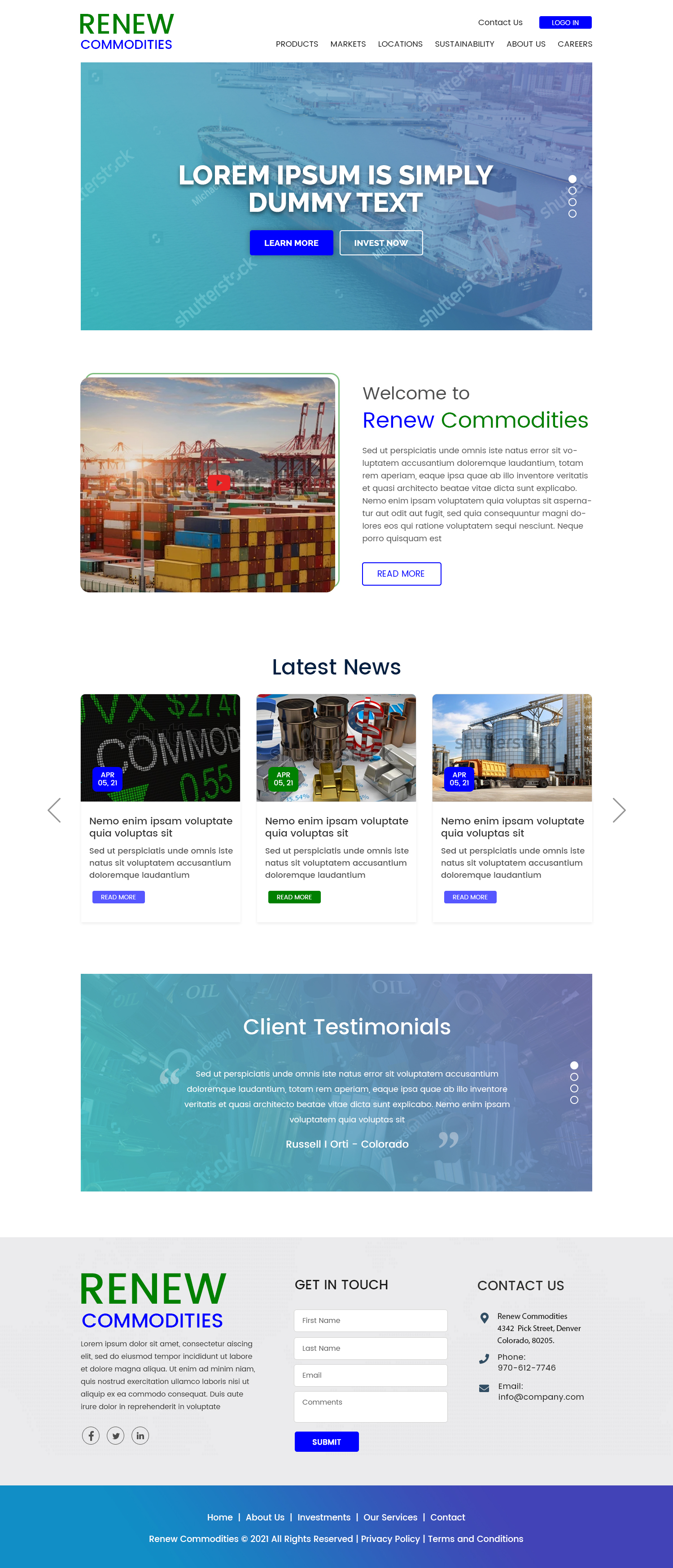 Web Design by Dp.designs for this project | Design #26543180