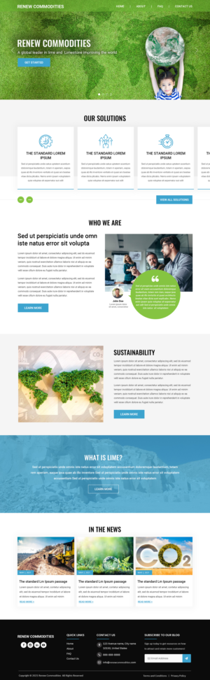Renew Commodities | Web Design by Titan Eagle
