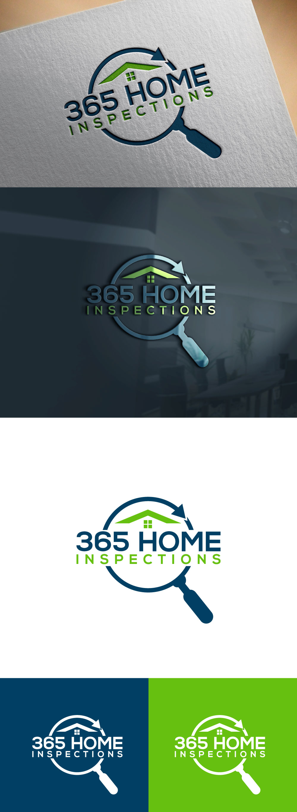 Logo Design by JUEL RANA 525340 for 365 Home Inspections, LLC | Design: #26579228