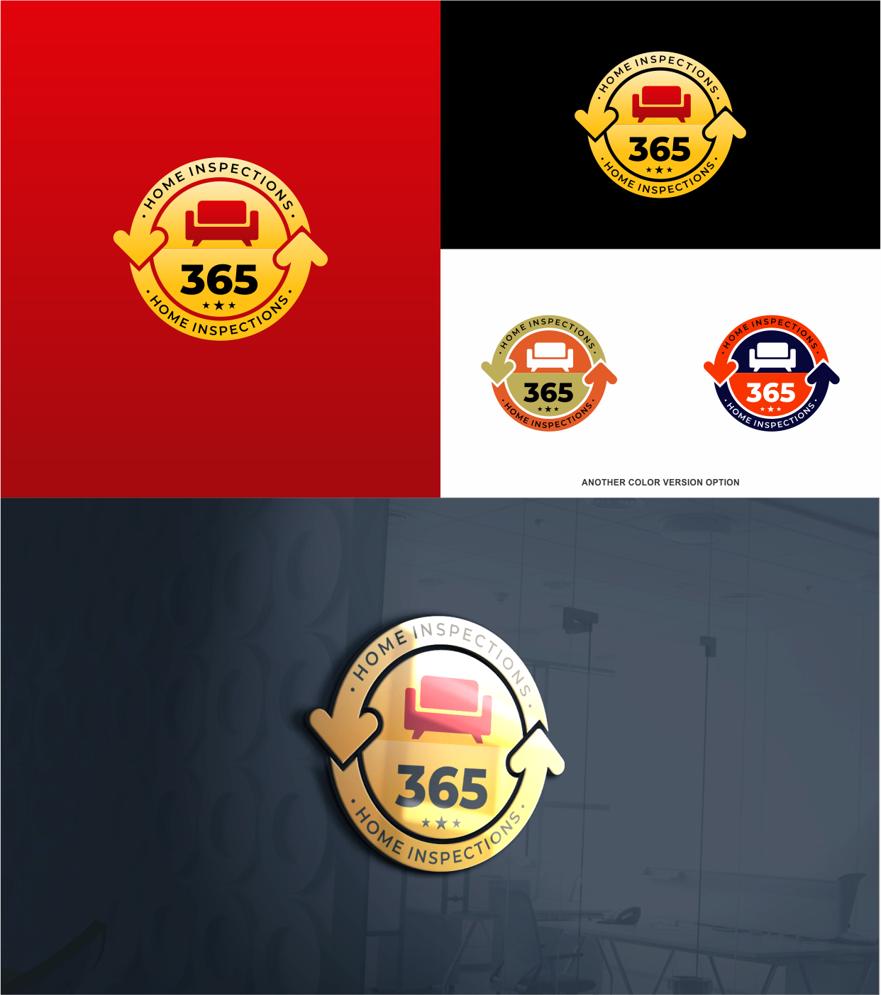 Logo Design by creativechauhan1989 for 365 Home Inspections, LLC | Design #26536207