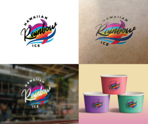 Logo Design by Farmiza for Hawaiian Rainbow Ice | Design: #26546103