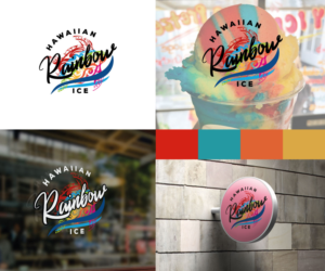 Logo Design by Farmiza for Hawaiian Rainbow Ice | Design: #26550354