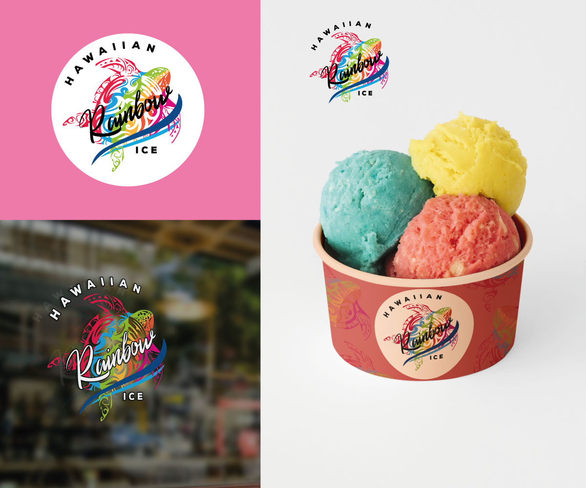 Logo Design by Farmiza for Hawaiian Rainbow Ice | Design #26559143