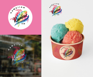 Logo Design by Farmiza for Hawaiian Rainbow Ice | Design: #26559143