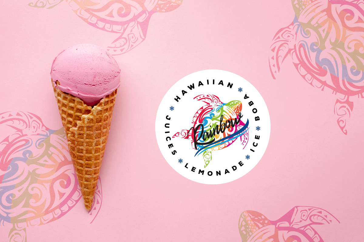 Logo Design by Farmiza for Hawaiian Rainbow Ice | Design #26580043