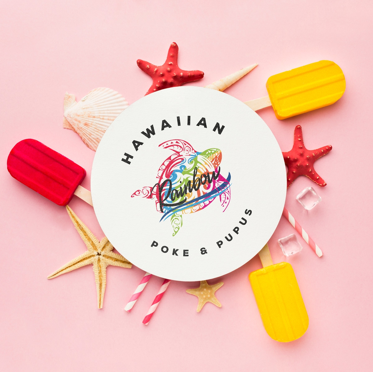 Logo Design by Farmiza for Hawaiian Rainbow Ice | Design #26695212