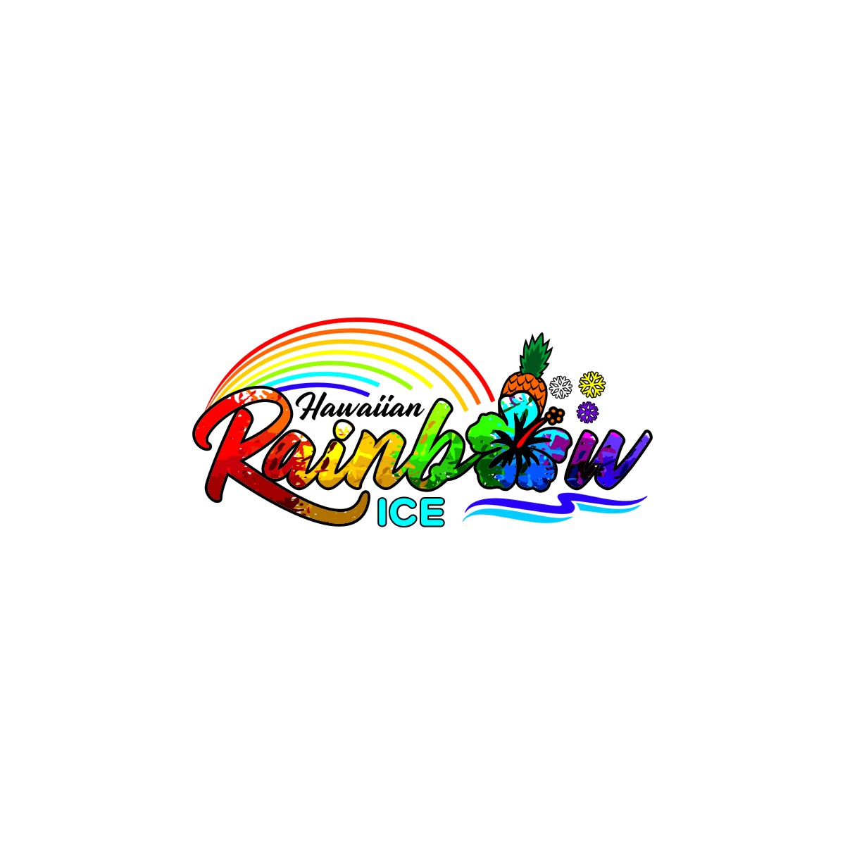 Logo Design by Ashani Bhattacharya for Hawaiian Rainbow Ice | Design #26542016