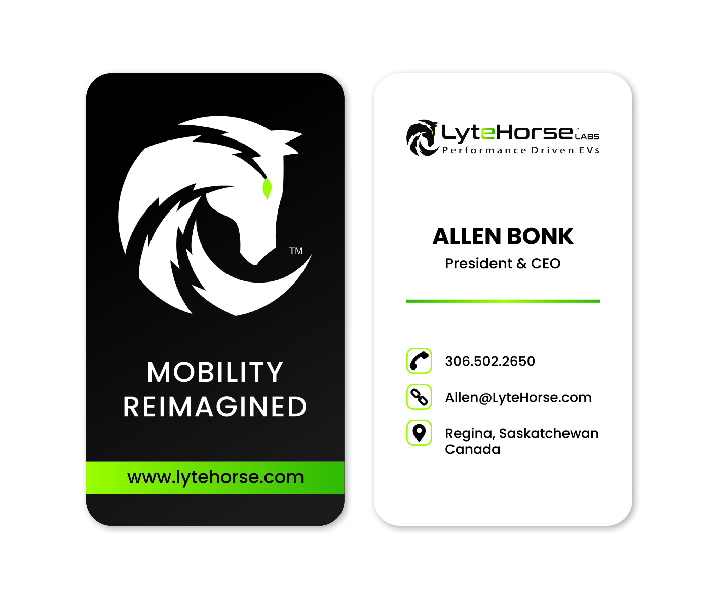 Design de Carte de Visite par Emmi pour LyteHorse Labs | Design #26536420