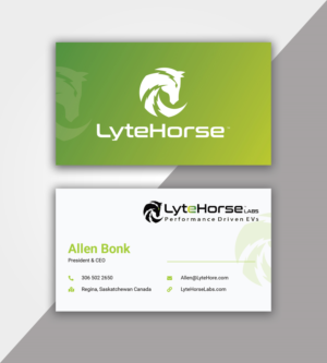 Diseño de Tarjeta de Presentación por Creative Stock para LyteHorse Labs | Diseño: #26574760