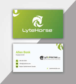 Diseño de Tarjeta de Presentación por Creative Stock para LyteHorse Labs | Diseño: #26592201
