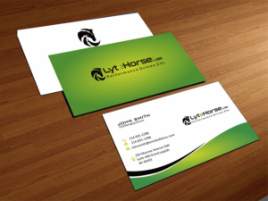 Business Card Design by Crea8iveMind for LyteHorse Labs | Design: #26540405
