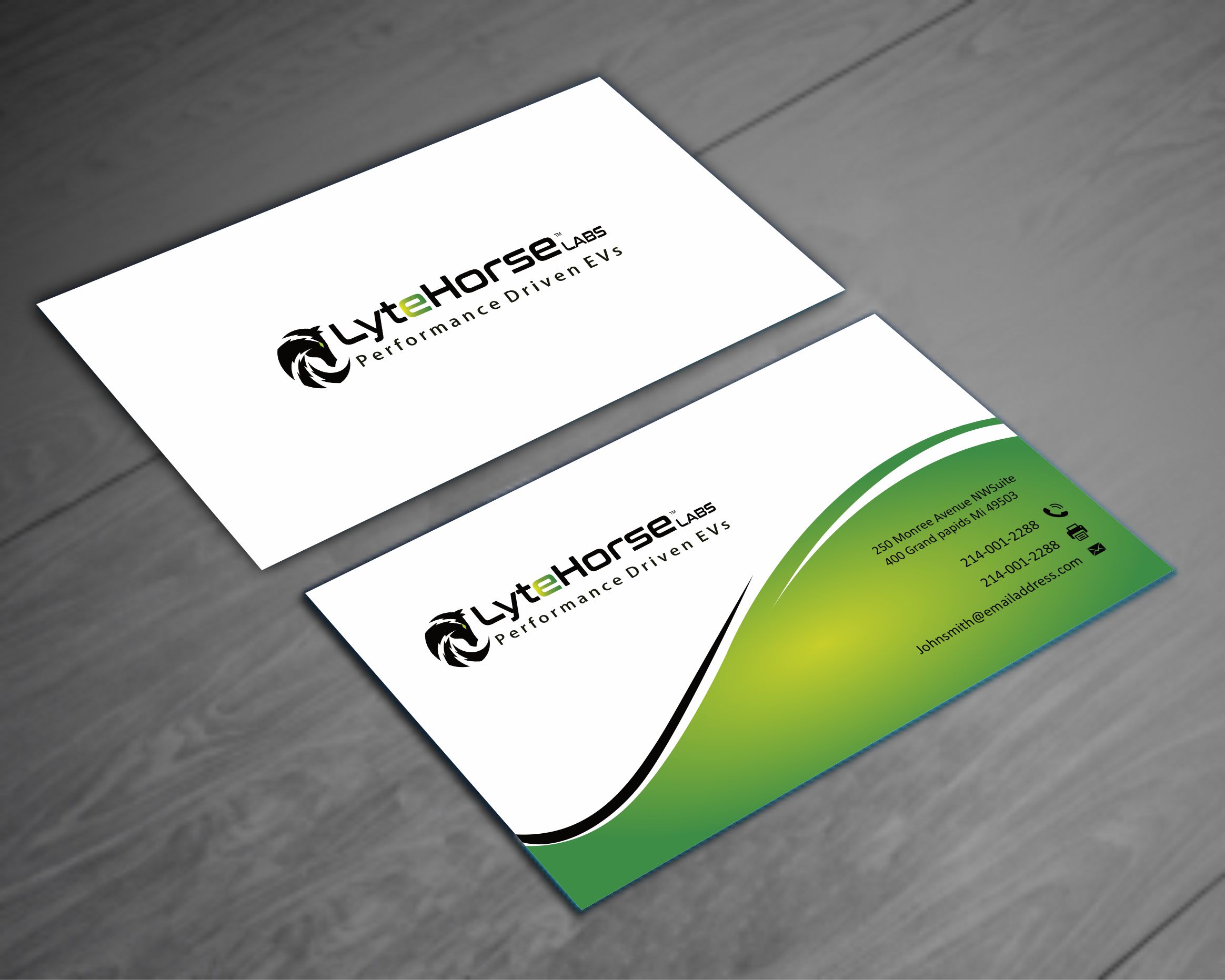 Business Card Design by Crea8iveMind for LyteHorse Labs | Design #26540409