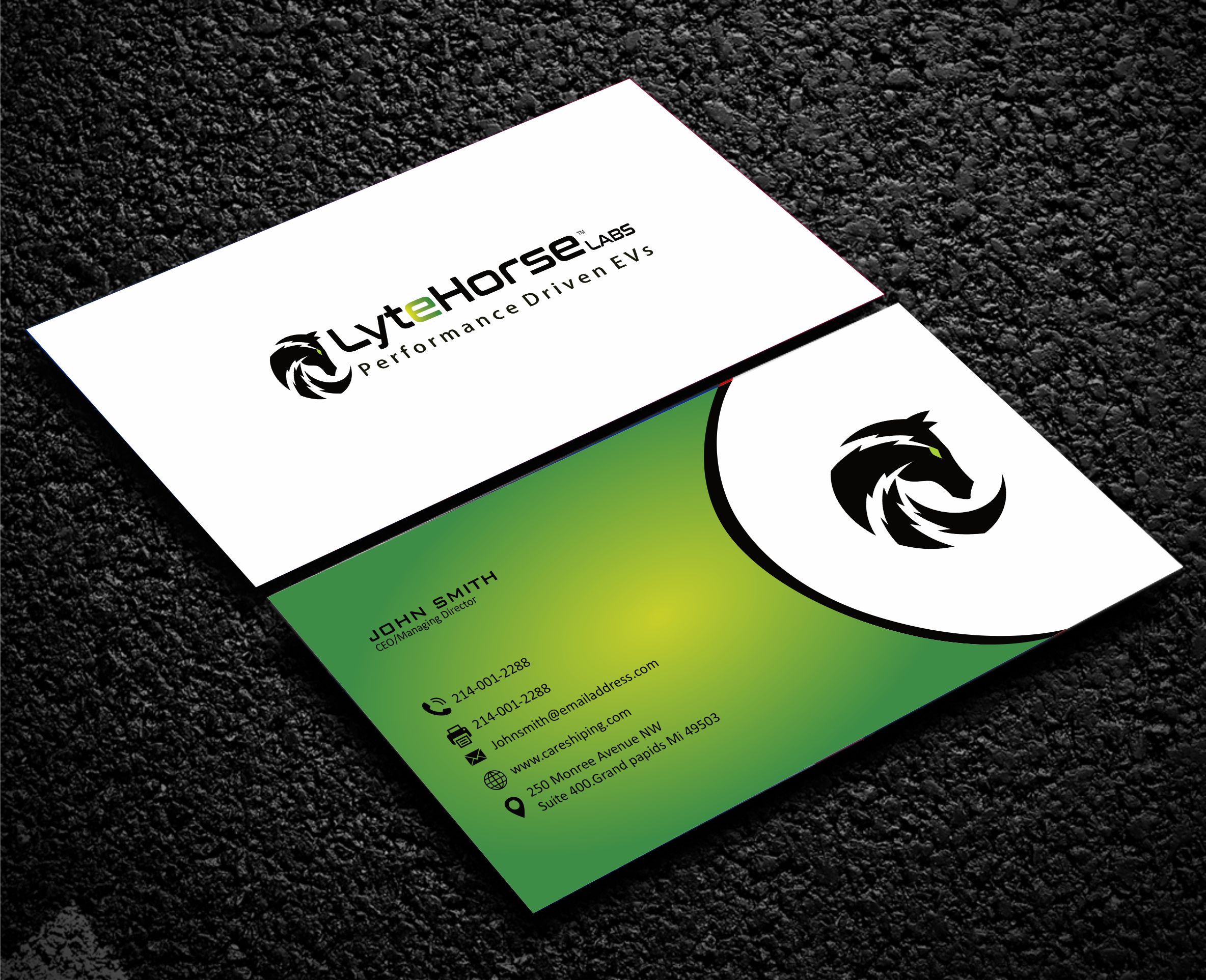 Design de Carte de Visite par Crea8iveMind pour LyteHorse Labs | Design #26540417