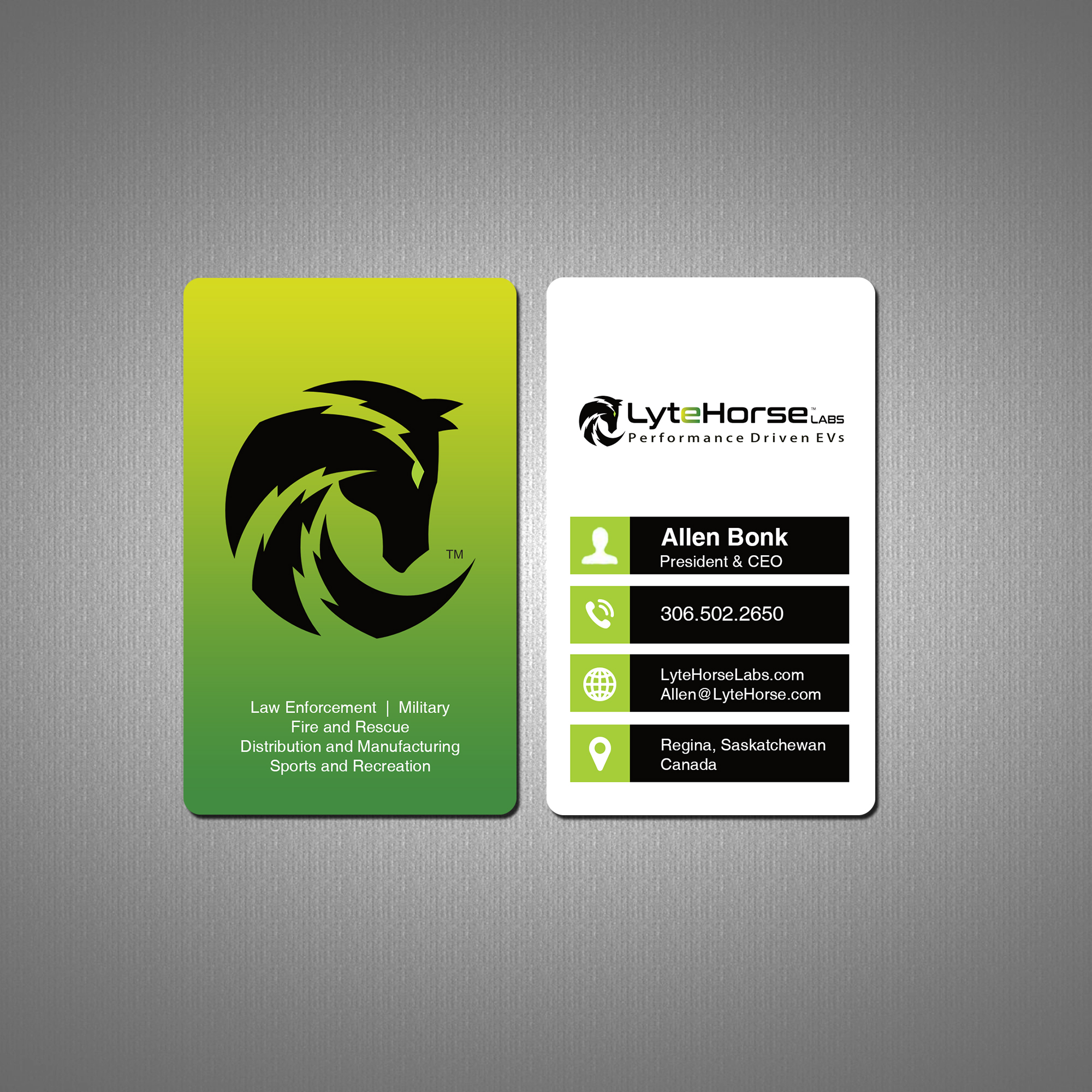 Business Card Design by Creations Box 2015 for LyteHorse Labs | Design #26539951