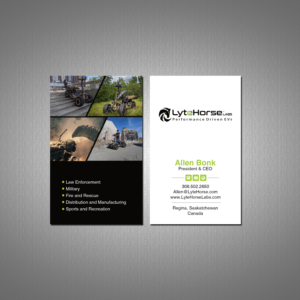 Business Card Design by Creations Box 2015 for LyteHorse Labs | Design: #26546296