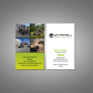Business Card Design by Creations Box 2015 for LyteHorse Labs | Design: #26546298