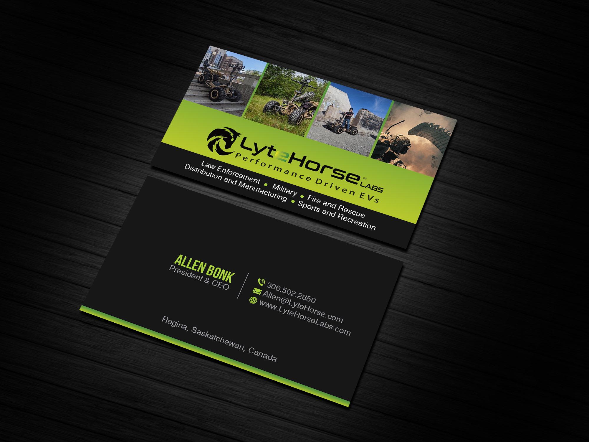 Business Card Design by Creations Box 2015 for LyteHorse Labs | Design #26546463