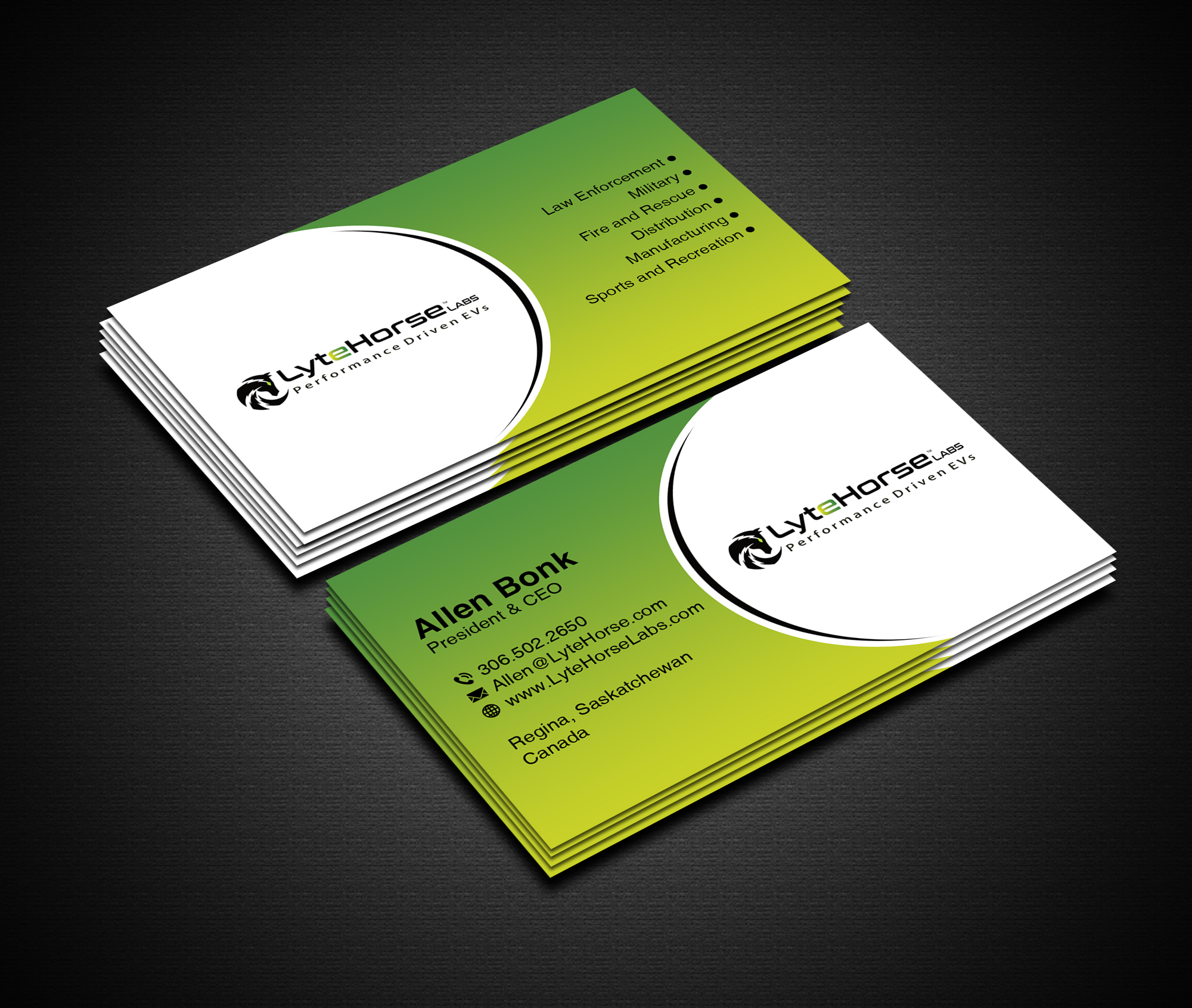 Business Card Design by Creations Box 2015 for LyteHorse Labs | Design #26546464