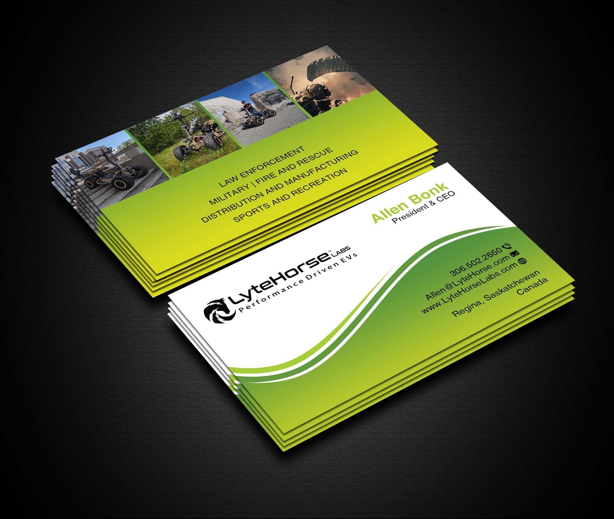 Visitenkarten-Design von Creations Box 2015 für LyteHorse Labs | Design #26549138