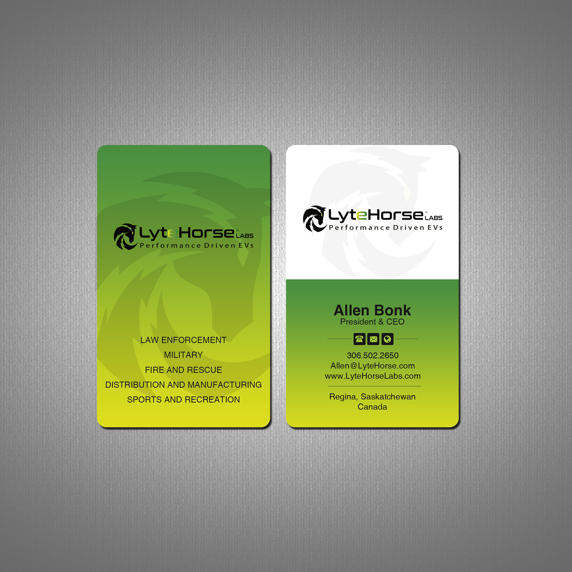 Visitenkarten-Design von Creations Box 2015 für LyteHorse Labs | Design #26549143