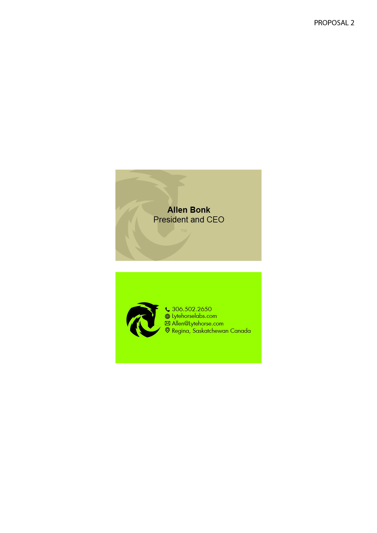 Design de Carte de Visite par Fk_Design pour LyteHorse Labs | Design #26559710