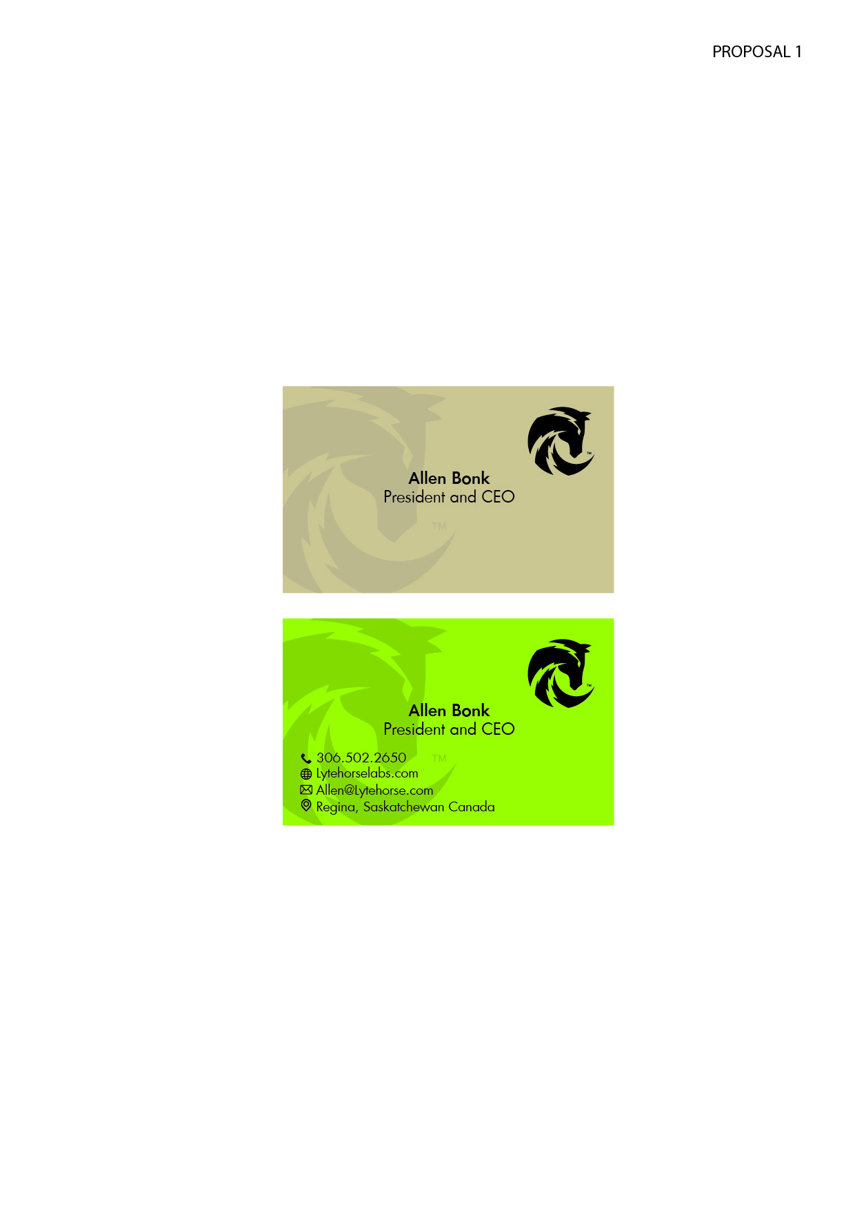 Business Card Design by Fk_Design for LyteHorse Labs | Design #26559711