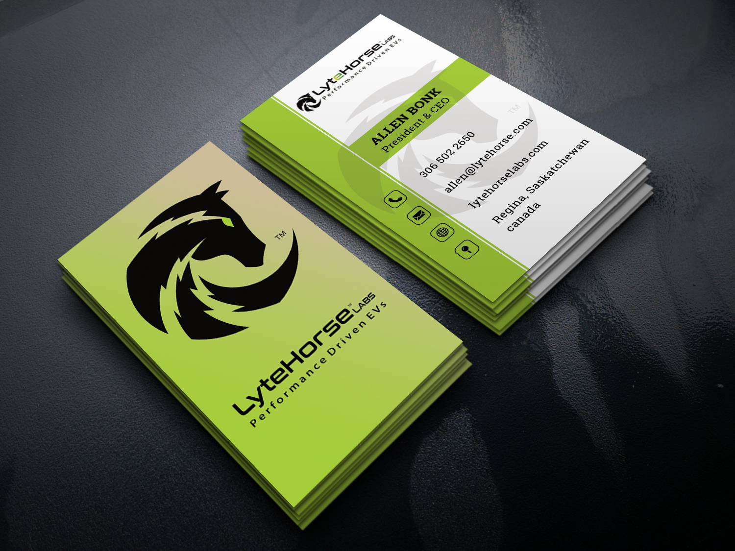 Design de Carte de Visite par websketchworld pour LyteHorse Labs | Design #26572878