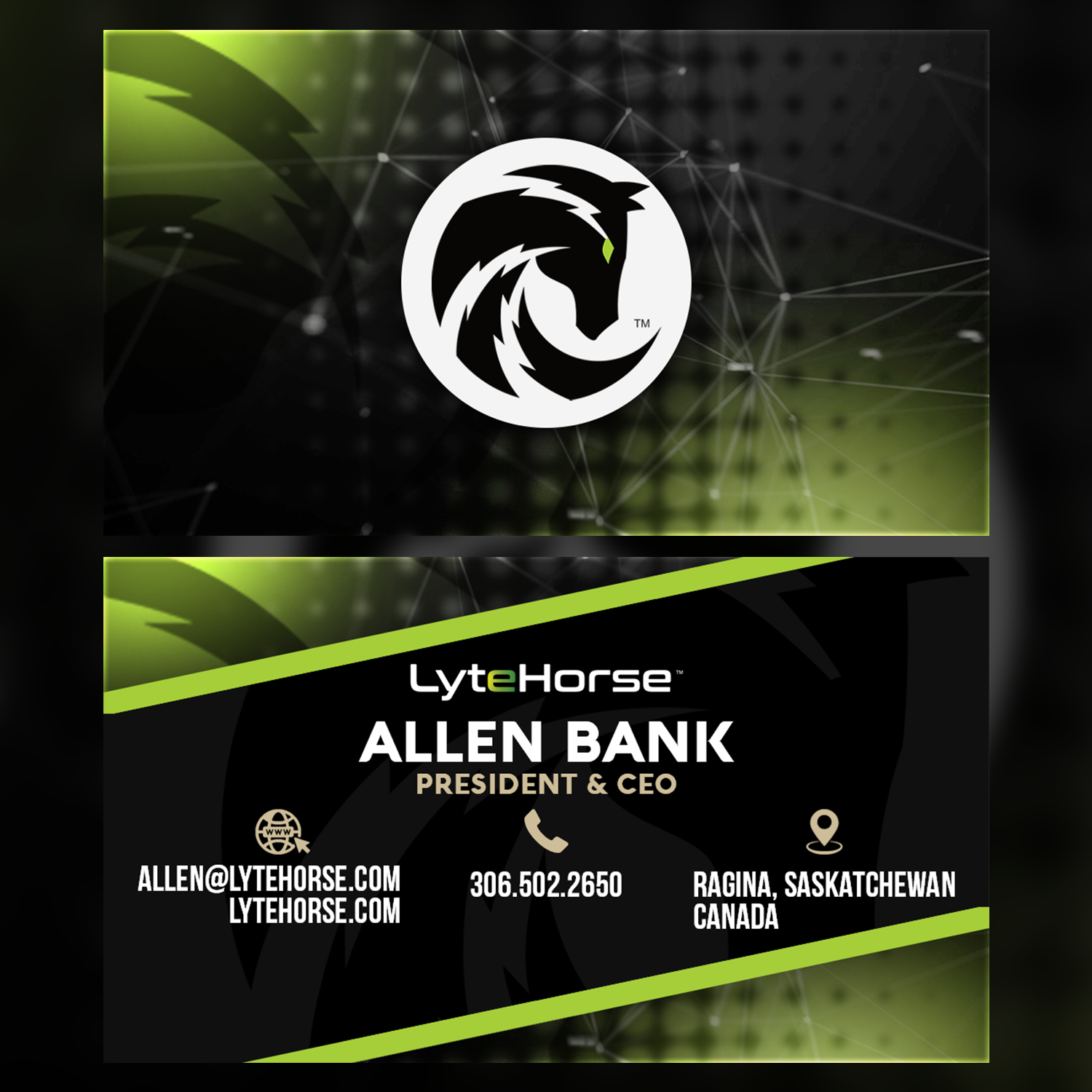 Business Card Design by TrixxCreative for LyteHorse Labs | Design #26551493