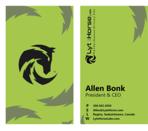 Diseño de Tarjeta de Presentación por Yudha 1 para LyteHorse Labs | Diseño: #26568700