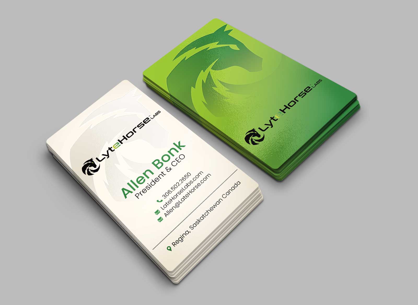 Business Card Design by Soma.Debnath for LyteHorse Labs | Design #26564877