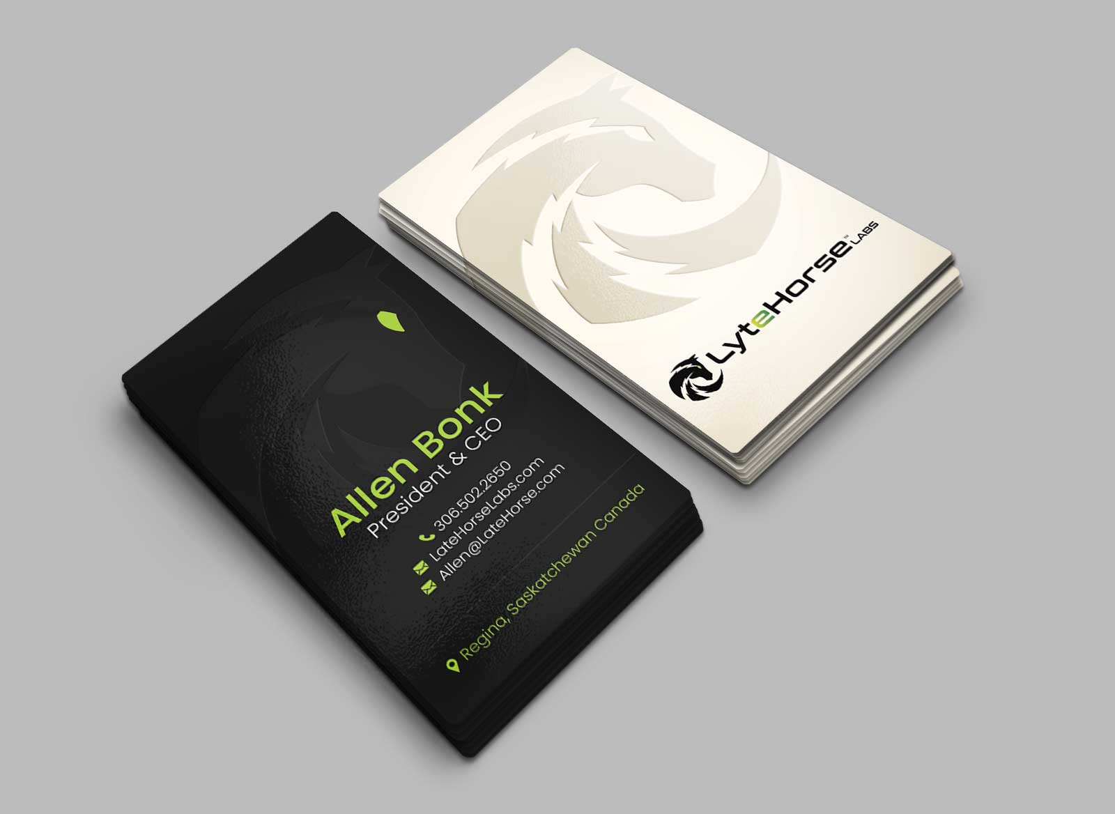 Business Card Design by Soma.Debnath for LyteHorse Labs | Design #26564960