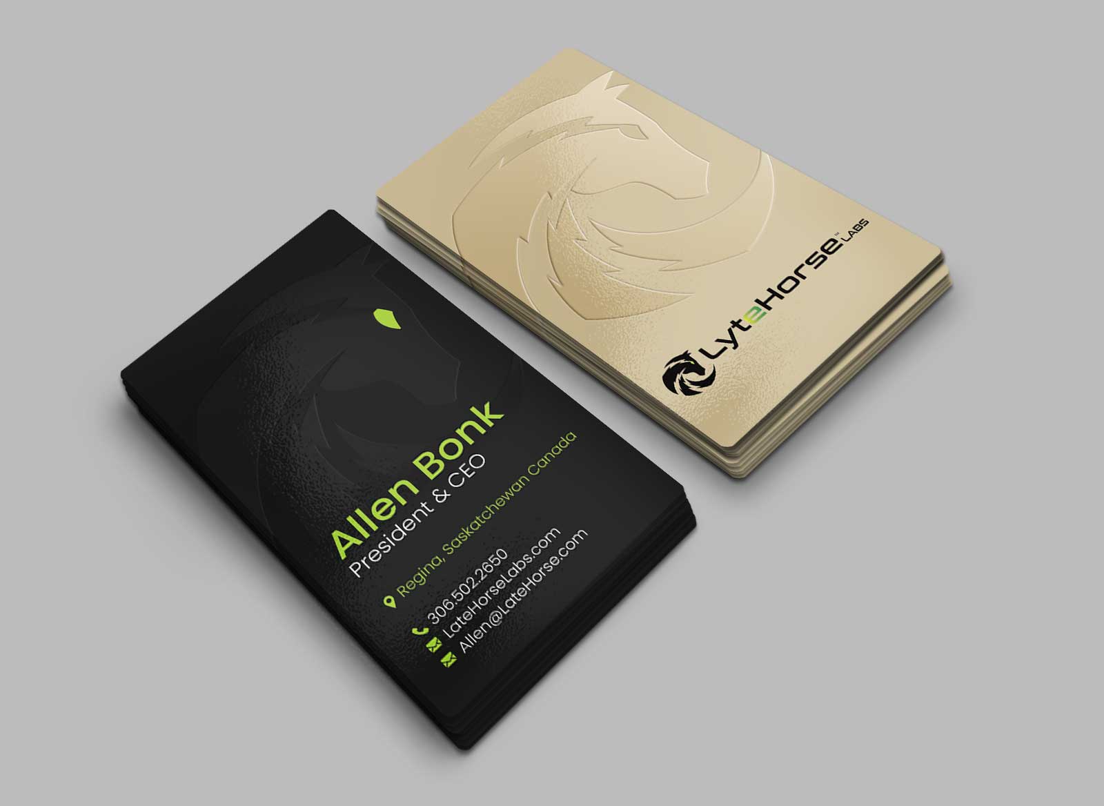 Business Card Design by Soma.Debnath for LyteHorse Labs | Design #26568041