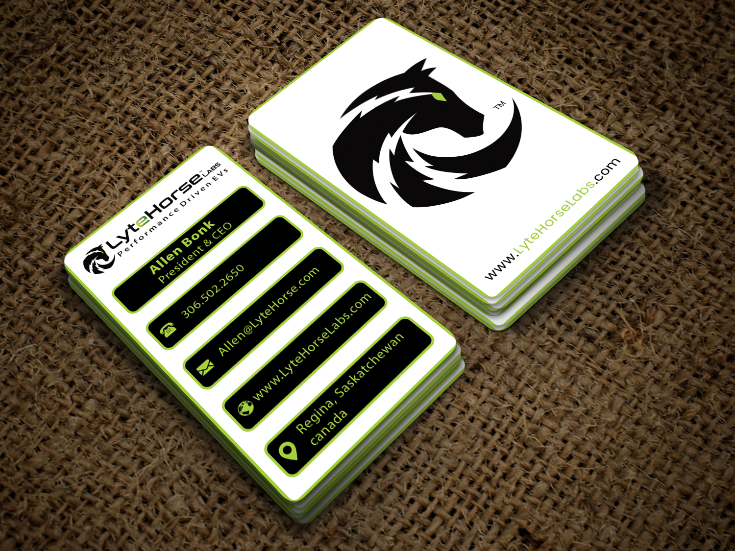 Business Card Design by B. M. BILLAL HOSSAIN for LyteHorse Labs | Design #26579390