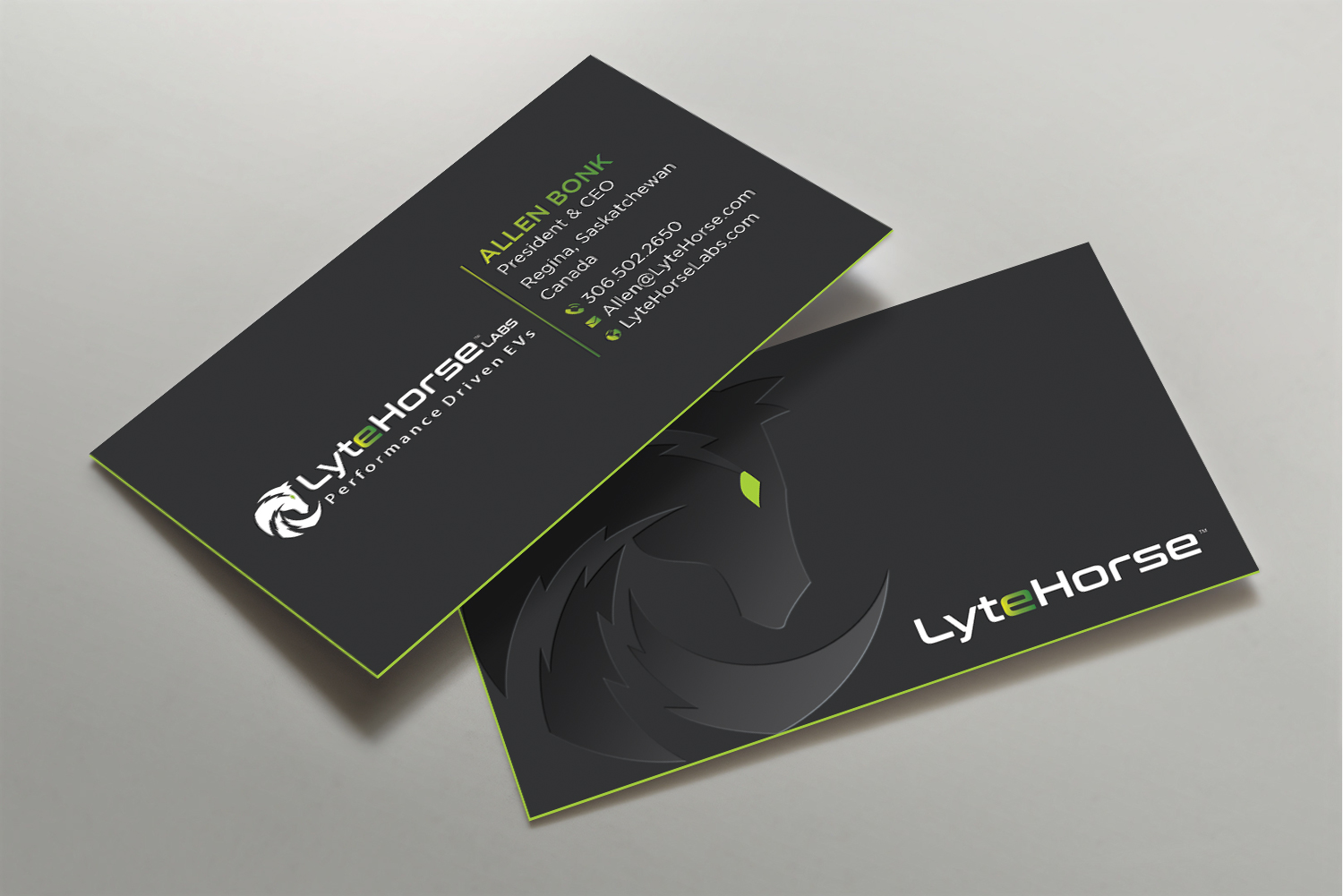 Business Card Design by DesignShout for LyteHorse Labs | Design #26558474