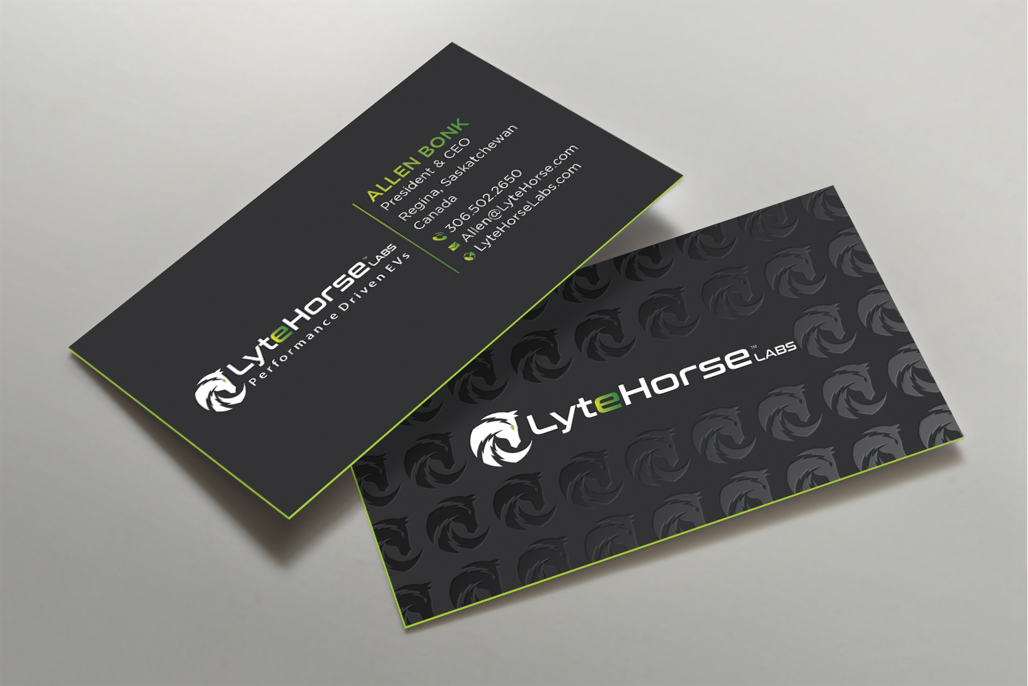 Business Card Design by DesignShout for LyteHorse Labs | Design #26558622