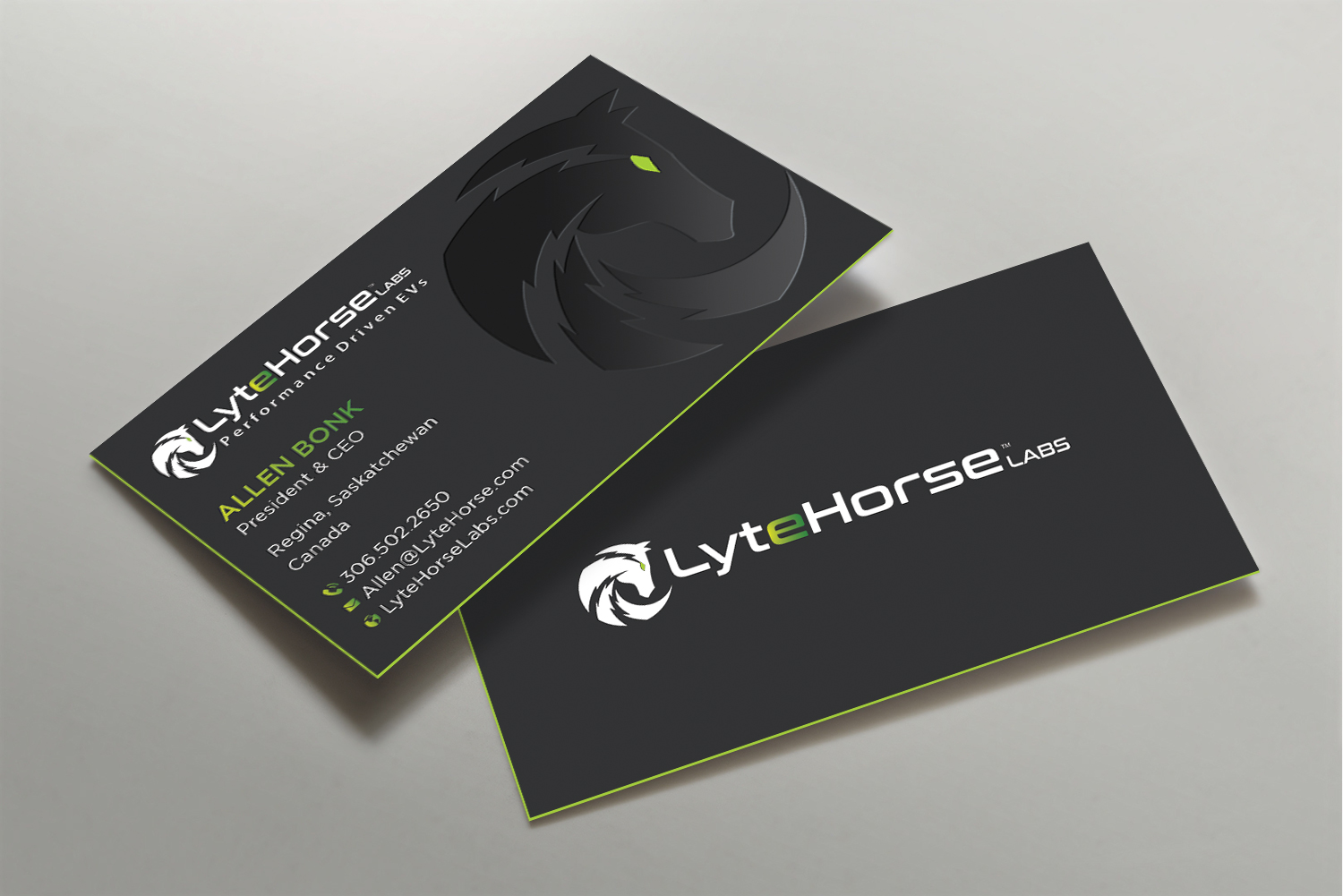 Business Card Design by DesignShout for LyteHorse Labs | Design #26558757