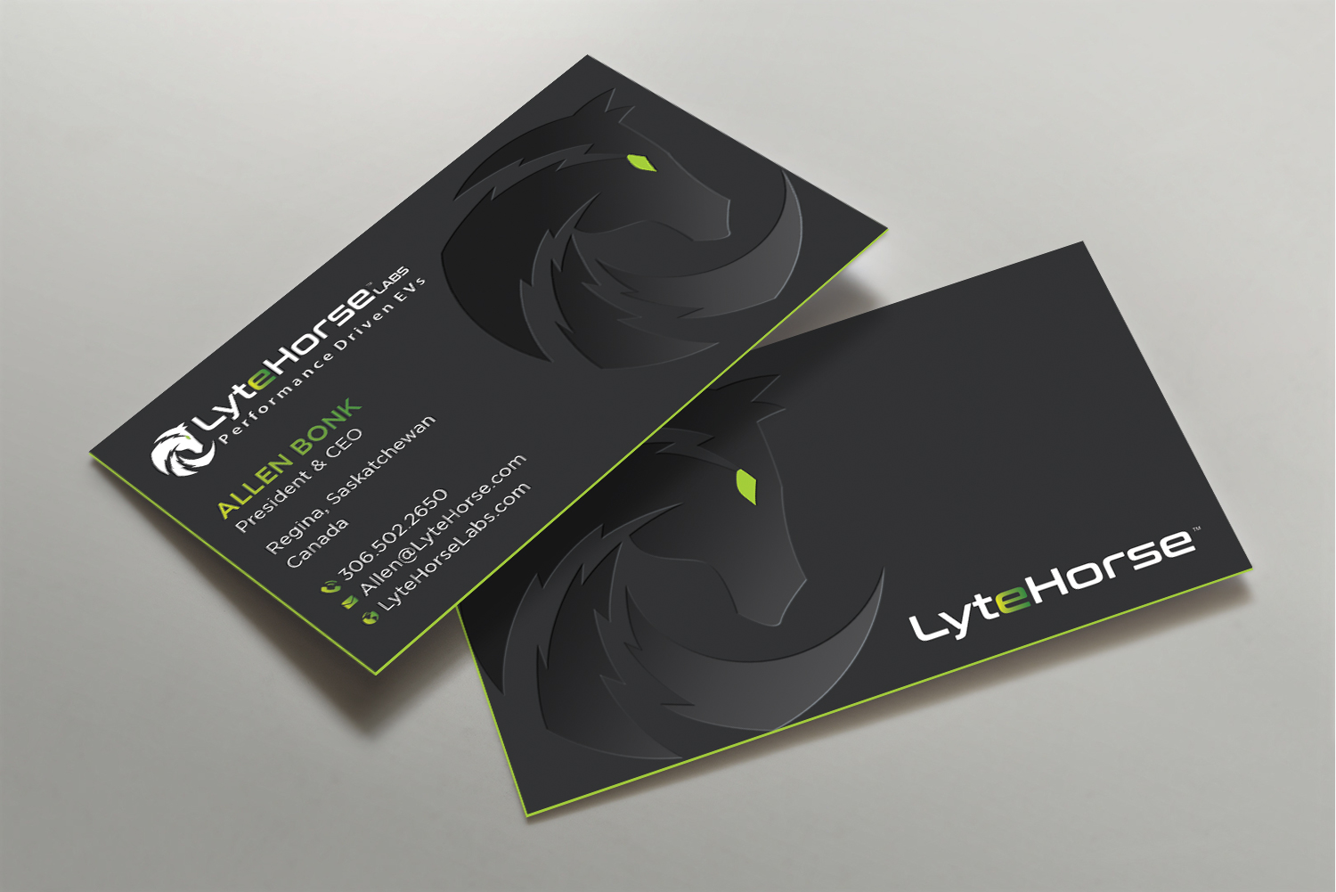 Business Card Design by DesignShout for LyteHorse Labs | Design #26558758