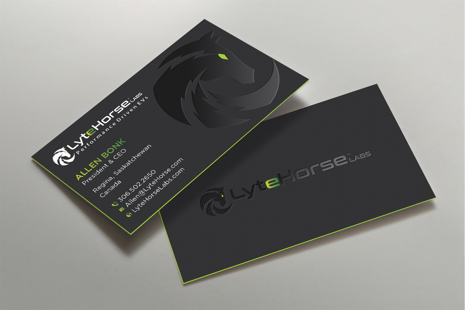 Business Card Design by DesignShout for LyteHorse Labs | Design #26558759