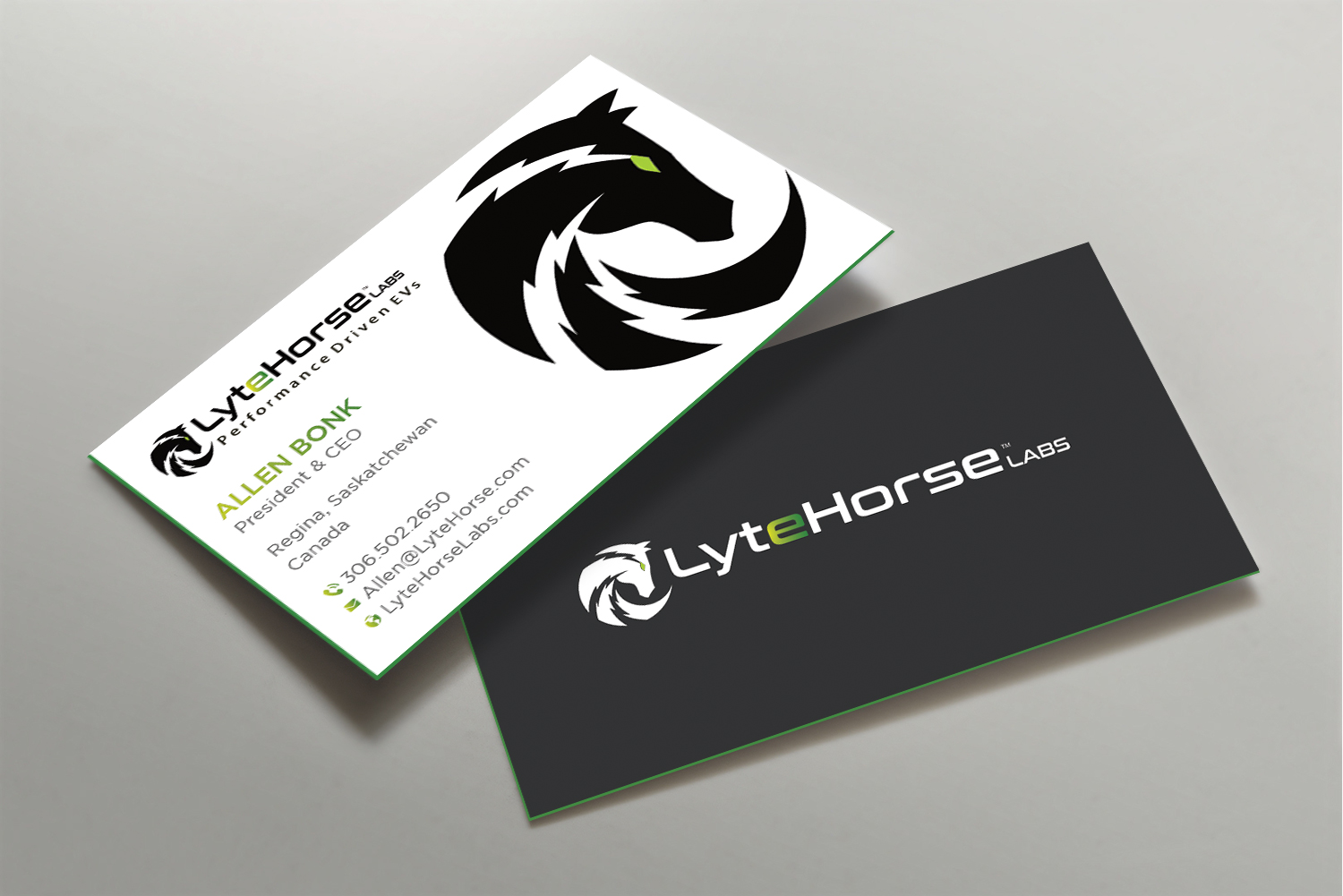 Business Card Design by DesignShout for LyteHorse Labs | Design #26558806