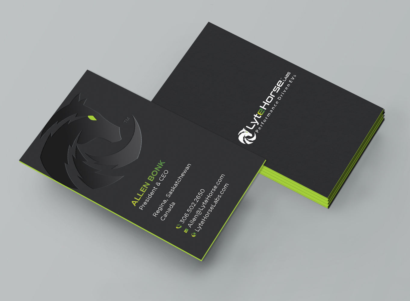 Business Card Design by DesignShout for LyteHorse Labs | Design #26559576