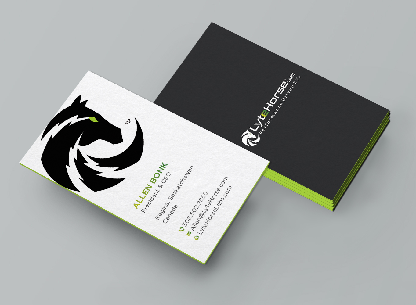 Business Card Design by DesignShout for LyteHorse Labs | Design #26559583