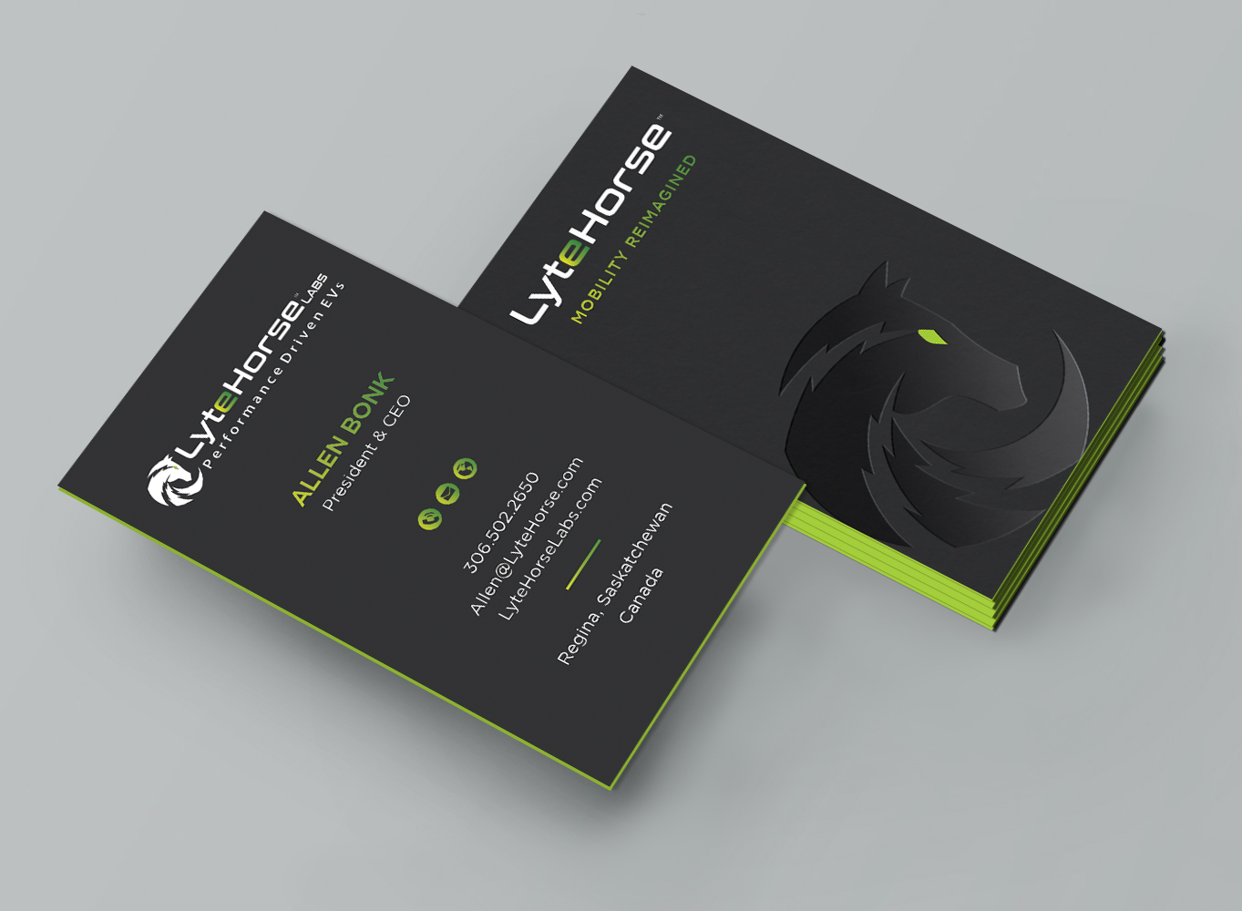 Business Card Design by DesignShout for LyteHorse Labs | Design #26560916