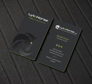 Business Card Design by DesignShout for LyteHorse Labs | Design: #26560966